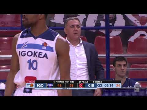 ABA Liga 2019/20 highlights, Round 21: Igokea - Cibona (6.3.2020)