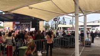 preview picture of video 'Janoskians Arriving at Westfield Strathpine 24/6/12'
