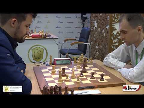 Magnus Carlsen vs Boris Savchenko | World Rapid 2019, Round 3