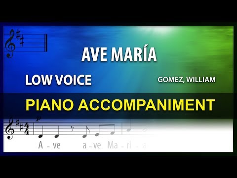 Ave María Karaoke William Gomez Low Voice