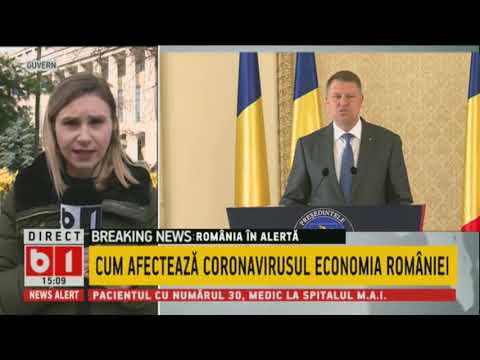 STIRI B1 ORA 15.00 DIN 11 MARTIE 2020: NUMARUL TOTAL AL BOLNAVILOR CONFIRMATI A AJUNS LA 35.