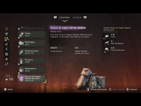 Horizon Zero Dawn - How to Get Infinite Fast Travel / Golden Fast Travel Pack