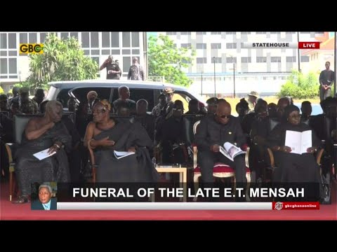 Funeral Of The Late E.T.Mensah