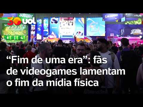 Fãs de videogames lamentam o fim da mídia física: ‘Fim de uma era’