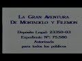 LA GRAN AVENTURA DE MORTADELO Y FILEMÓN 2003 Intro VHS España