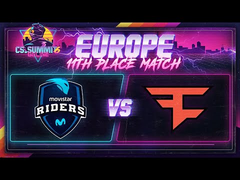 Movistar Riders vs FaZe (Overpass) - cs_summit 6 Online: EU Playoffs - Game 2