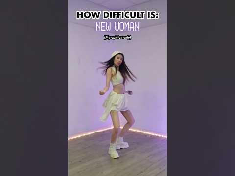 How difficult is: NEW WOMAN - LISA ft Rosalia 💜💛 [MIRRORED] #kpop #lisa #newwoman #blackpink
