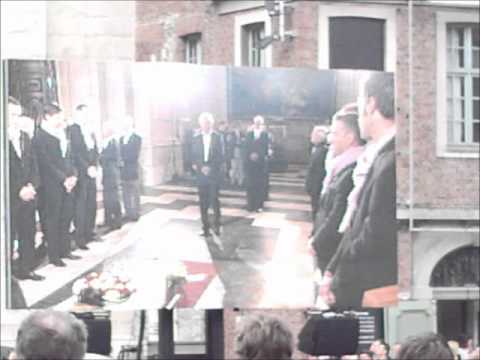 RIP Wouter Weylandt Impressies vanop het Sint-Pietersplein te Gent.wmv 
