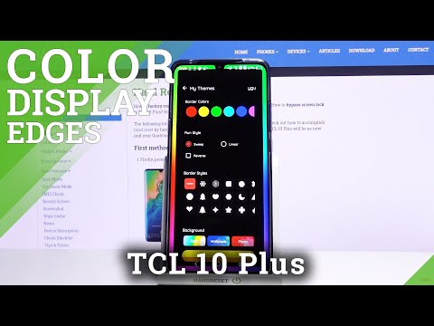 How to Apply Edge Lighting in TCL 10 Plus - Edge Lighting Option
