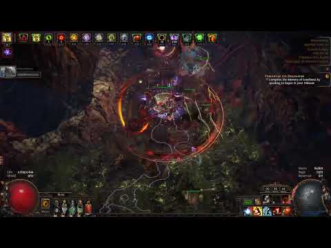POE 3.27 Flicker Strike Berserker / Rage Vortex of Berserking - T17 Map