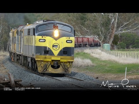 2018 08 13 - SSR loaded grain movement - #7994V - GM27 + 442s1 + GM22 + B61 + 442s5