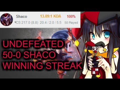 50 Games Winningspree Shaco - Road to Worldrecord [League of Legends] Infernal Shaco
