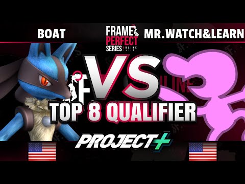 FPS6 Online - Boat (Lucario) vs. ELK G | PKK | Mr.Watch&Learn (Game & Watch) - Project+ Top 8 Qual