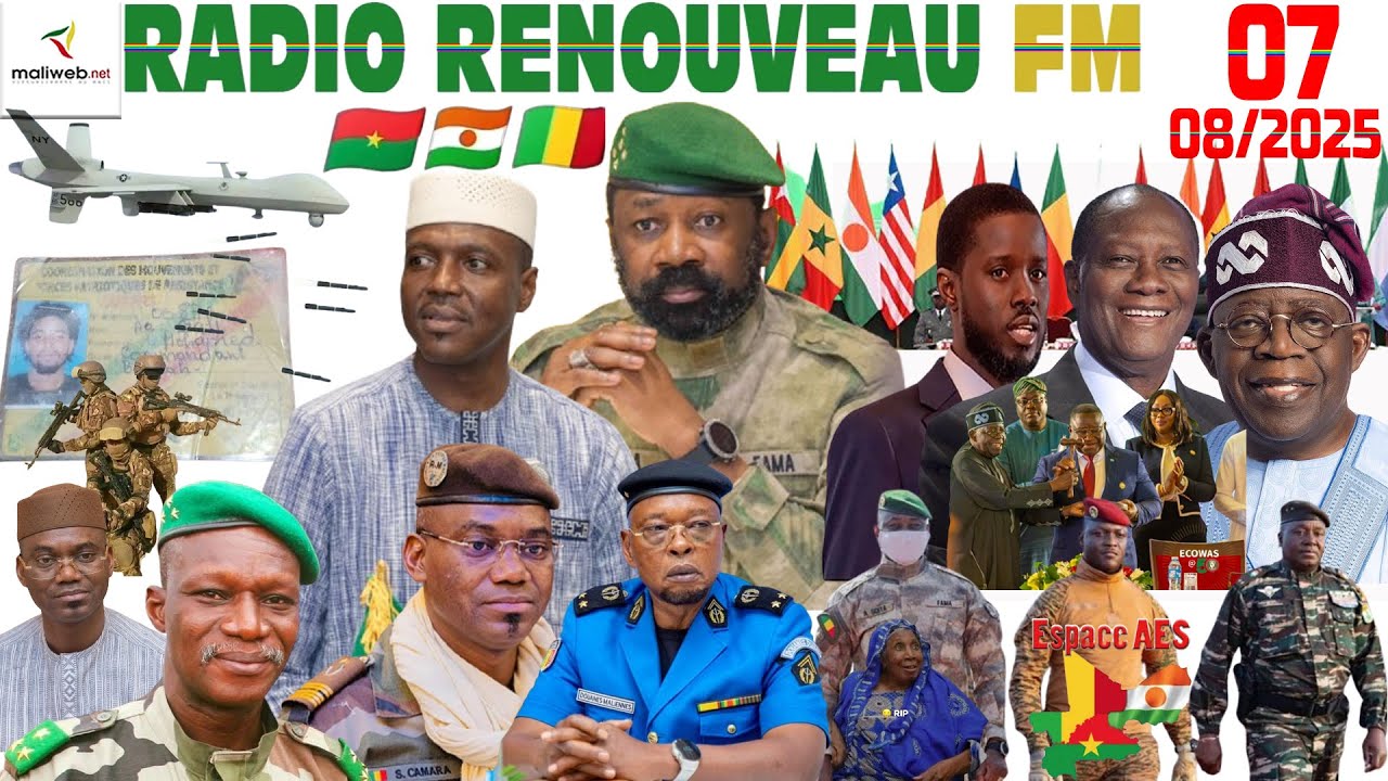 La Revue de Presse de la RADIO RENOUVEAU FM du 07 Août 2025