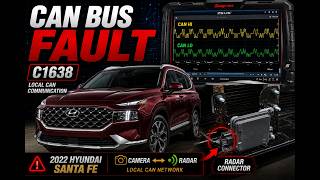 2022 Hyundai Santa Fe C1638 CAN Bus Fault Diagnosis