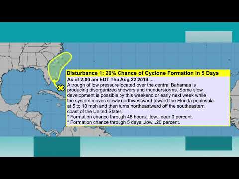 August 22, 2019 Weather Xtreme Video - Morning Edition