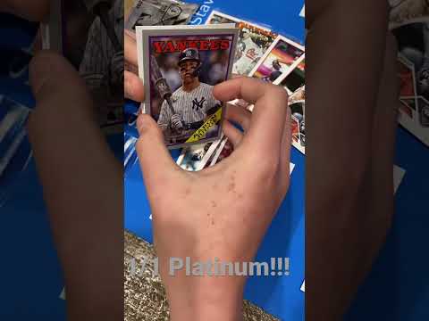AARON JUDGE 1/1 Platinum 1988 from 2023 TOPPS SERIES ONE - OUR NEW FAVORITE THING