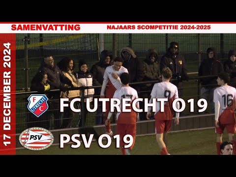 COMPETITIE| Samenvatting FC Utrecht O19 - PSV O19 dinsdag 17 december 2024