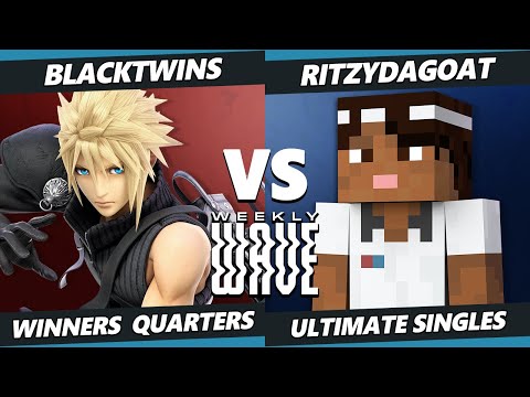 Weekly Wave 22 Winners Quarters - Blacktwins (Cloud, Pyra Mythra) Vs. RitzyDaGoat (Steve) SSBU