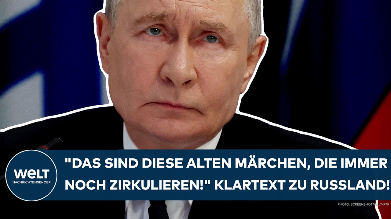 DEUTSCHLAND: "Das sind diese alten Märchen, die immer noch zirkulieren!" Klartext zu Russland!