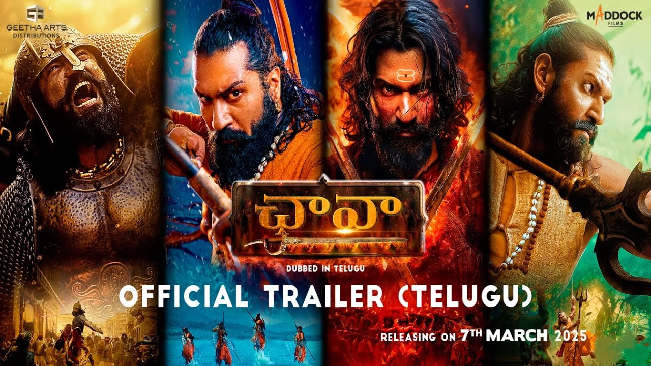 Chhaava Telugu Trailer | Vicky | Rashmika | Dinesh V | Laxman U | Allu Aravind | Bunny Vas | 7th Mar