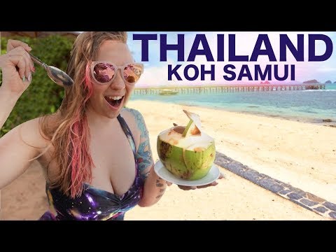 泰國蘇梅島度假 - 烹飪、市場和海灘 (Vacation to Koh Samui, Thailand - Cooking, Markets, and Beaches)