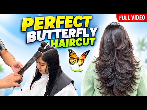  How to do a perfect BUTTERFLY HAIRCUT | step by step