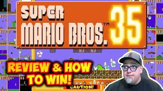 Super Mario Bros. 35 Review & Strategies On How To Win! Madlittlepixel