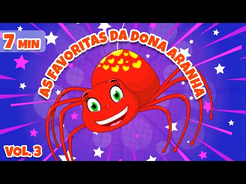 As Favoritas da Dona Aranha Vol. 3 - Giramille 7 min | Desenho Animado Musical