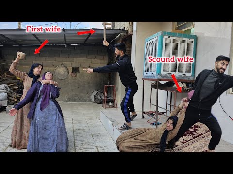 Saving the first pregnant wife from the clutches of the second evil and crazy wife