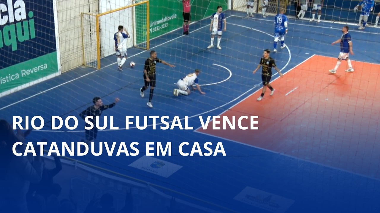 Rio do Sul Futsal vence Catanduvas em casa