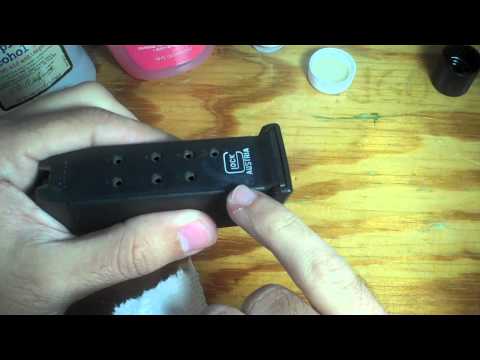 White Lettering Engraving on Magazines and Slides (No Crayon)