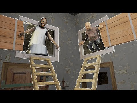 New Secret Ending in Granny vs Grandpa Found 2 New Exit in Granny House