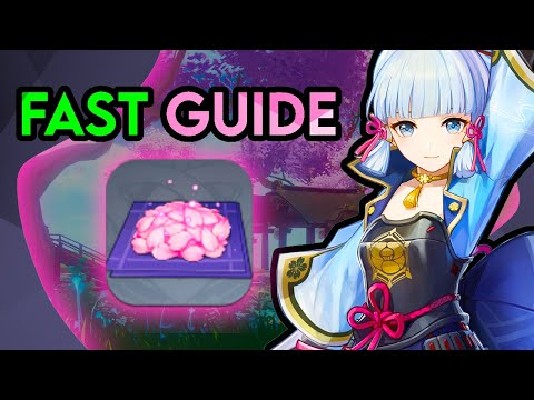 58 SAKURA BLOOMS IN 45 SECONDS | Genshin Impact