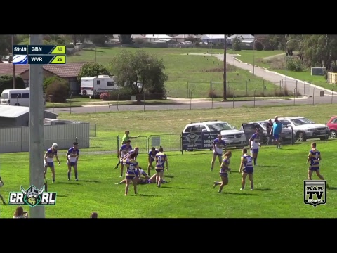 2017 Canberra Region Rugby League - U18's - Goulburn Workers Bulldogs v Woden Valley Rams