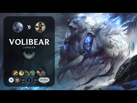 Volibear Jungle vs Nidalee - KR Challenger Patch 14.6
