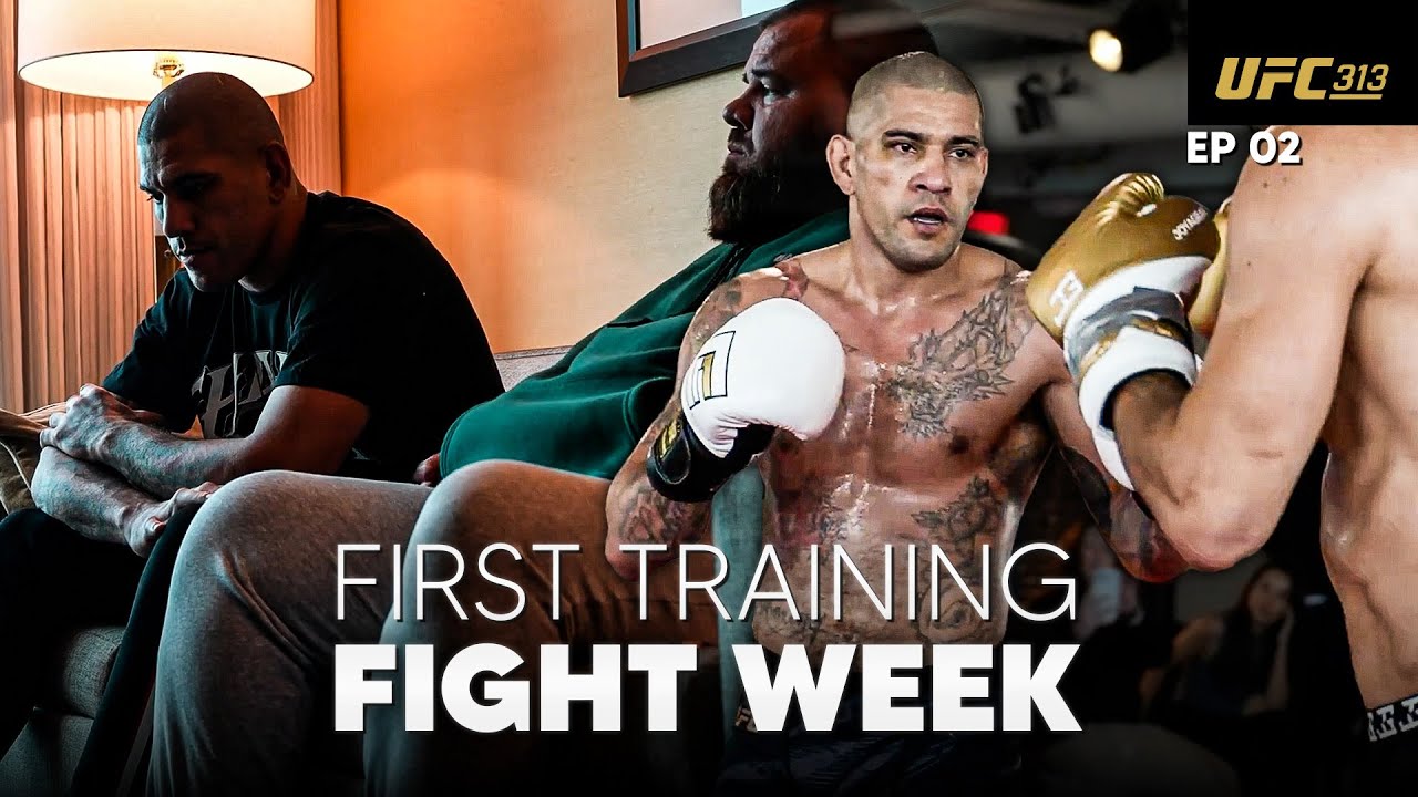 One Training Session and 12 Liters of Water for Alex Pereira - UFC 313 #02