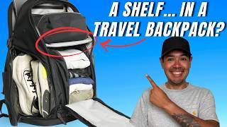 A Backpack With a Shelf… Genius or Gimmick? | DVRGE Travel Backpack