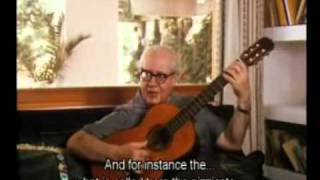 Andrés Segovia demonstrates different timbres of the guitar