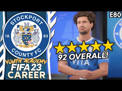 WE SIGN THE WORLD'S BEST MIDFIELDER! FIFA 23 YOUTH ACADEMY CAREER MODE | STOCKPORT (EP 80)