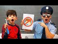 Officer Alex teaches Jason rules for Kids Morning Routine