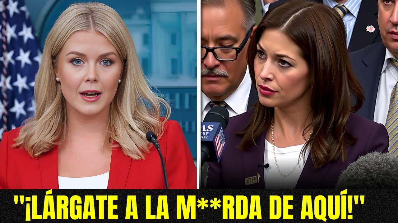 Caroline Levitt silencia a reportera disruptiva: La verdadera historia detrás del enfrentamiento