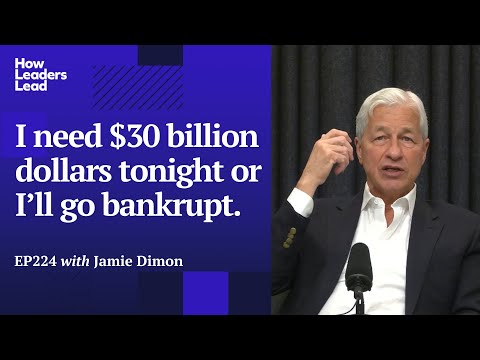 Jamie Dimon, JPMorgan CEO: Financial Crisis & Bear Stearns Acquisition