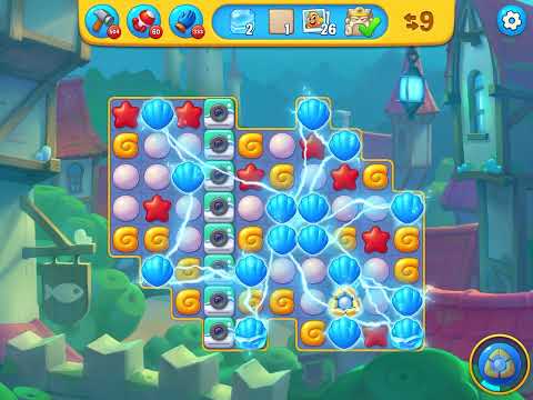 Fishdom level 7707 no boosters フィッシュダム ノーマル [Friend's]