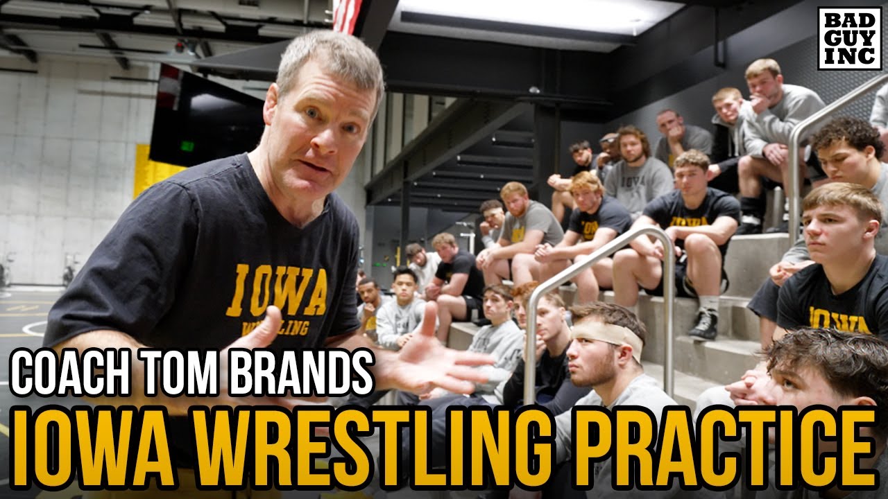 Bo Bassett's Future Home | Iowa Wrestling Practice