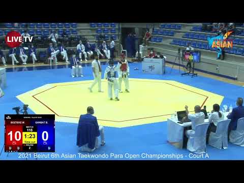 Ganbat Bolor-Erdene 2021 Beirut Asian Taekwondo Para Open Championships