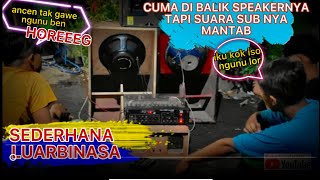 Download lagu HANYA DI BALIK SPEAKERNYA SAJA TAPI SUDAH BEDA SUBNYA LEBIH TERASA mp3