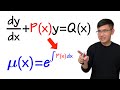 First Order Linear Differential Equation & Integrating Factor (introduction & example)