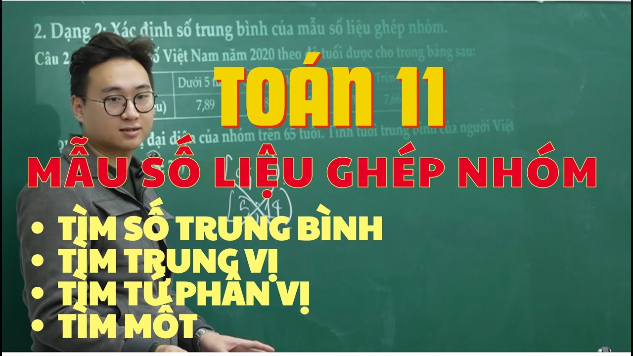TÌM SỐ TRUNG BÌNH - TRUN G VỊ - TỨ PHÂN VỊ - MỐT