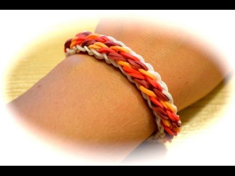 Rainbow Loom Wave Bracelet (German instructions)